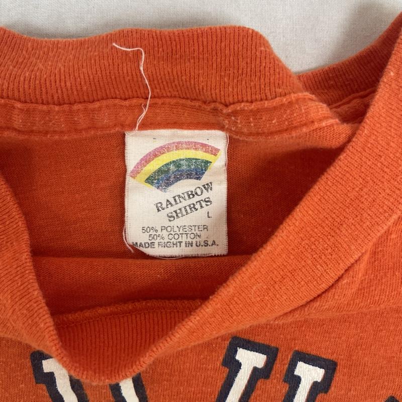 古着 USED Tシャツ 半袖 ヴィンテージ タイガース カレッジ キャラクター Tシャツ L 橙 / オレンジ / orange メンズ USED 古着 中古 50155013