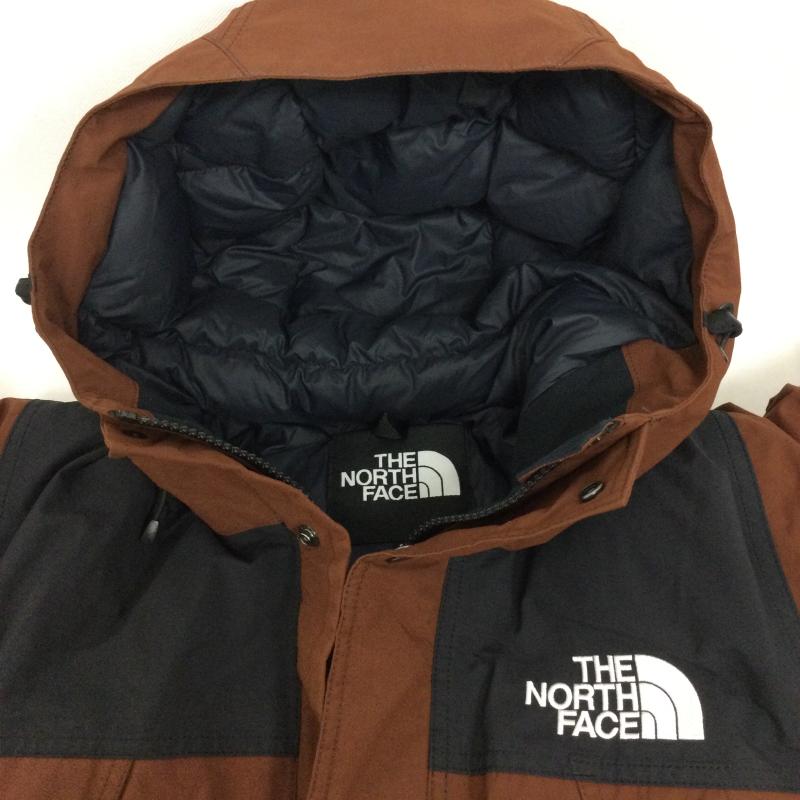 ザノースフェイス THE NORTH FACE ジャケット、上着 ダウンジャケット ザノースフェイス THE NORTH FACE マウンテン ダウン ジャケット ゴアテックス GORE-TEX PERTEX ND92237 S 無地 茶 / ブラウン / brown X 黒 / ブラック / black メンズ USED 古着 中古 50155021