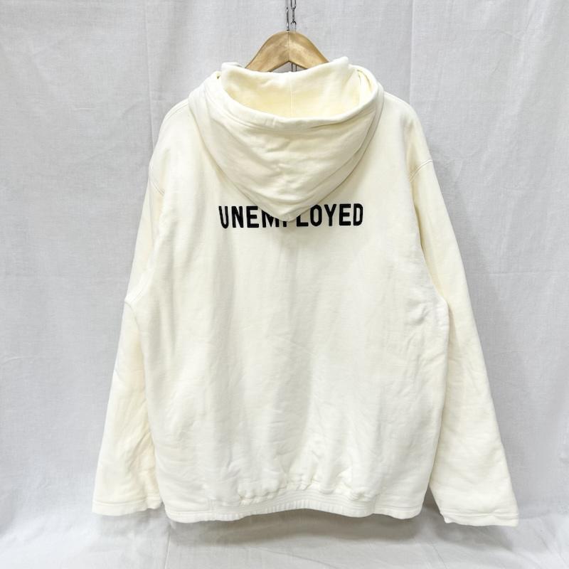 テンダーロイン TENDERLOIN パーカー 長袖 T-PARKA UNEMPLOYED バックプリント プルオーバーパーカー L ロゴ、文字 X 無地 白 / ホワイト / white メンズ USED 古着 中古 50155037