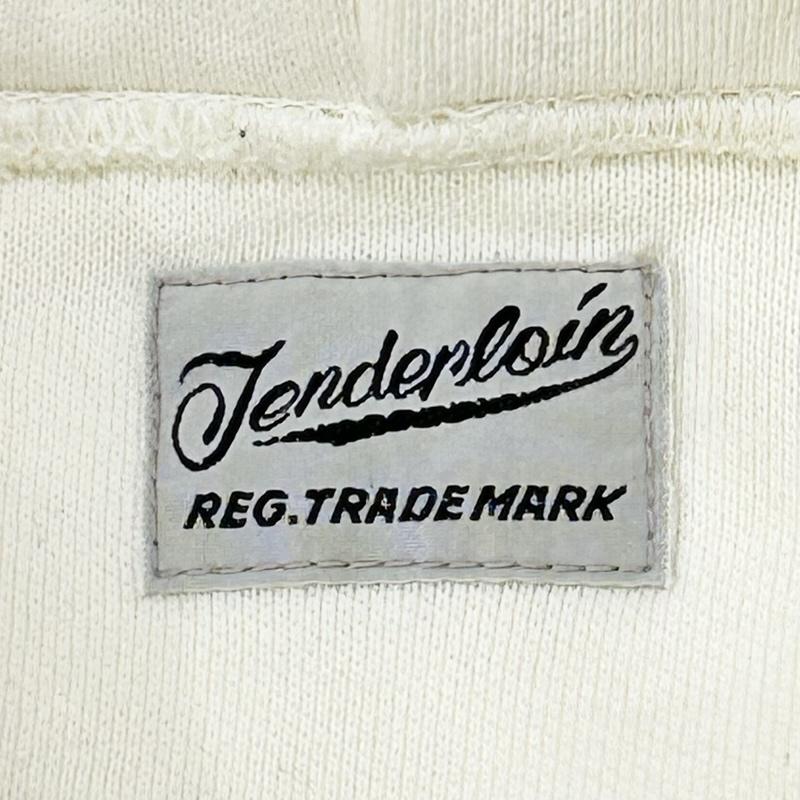 テンダーロイン TENDERLOIN パーカー 長袖 T-PARKA UNEMPLOYED バックプリント プルオーバーパーカー L ロゴ、文字 X 無地 白 / ホワイト / white メンズ USED 古着 中古 50155037
