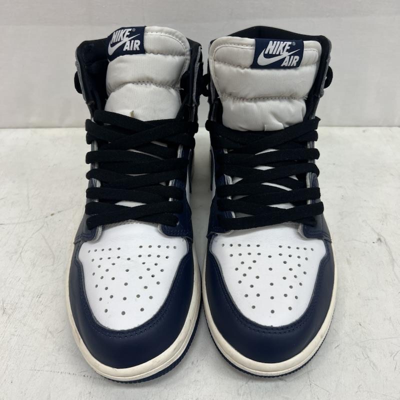 ナイキ NIKE スニーカー スニーカー Air Jordan 1 Retro High OG Midnight Navy エアジョーダン DZ5485-401 26.0cm メンズ USED 古着 中古 50155038