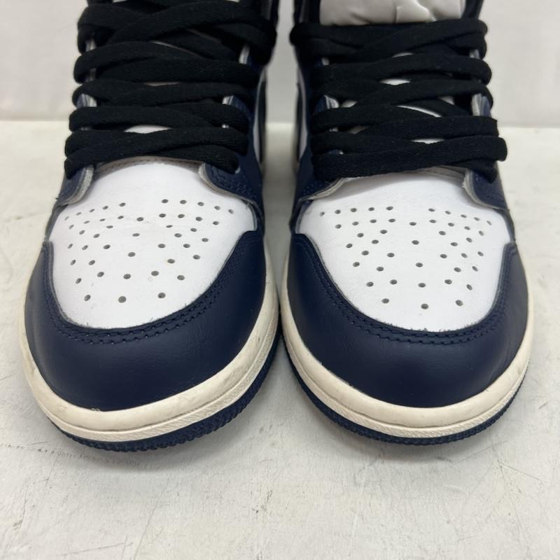 ナイキ NIKE スニーカー スニーカー Air Jordan 1 Retro High OG Midnight Navy エアジョーダン DZ5485-401 26.0cm メンズ USED 古着 中古 50155038