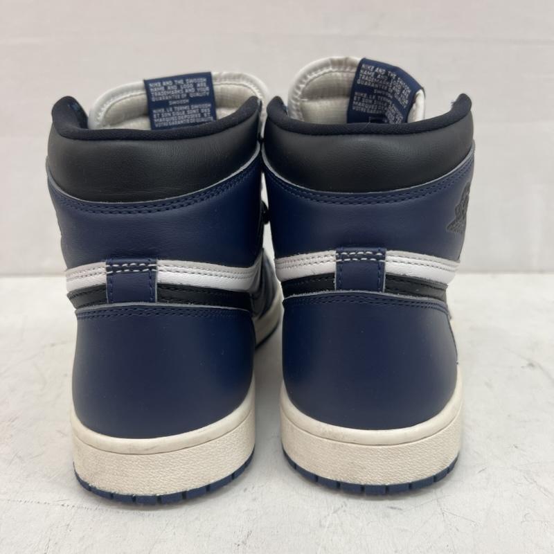 ナイキ NIKE スニーカー スニーカー Air Jordan 1 Retro High OG Midnight Navy エアジョーダン DZ5485-401 26.0cm メンズ USED 古着 中古 50155038