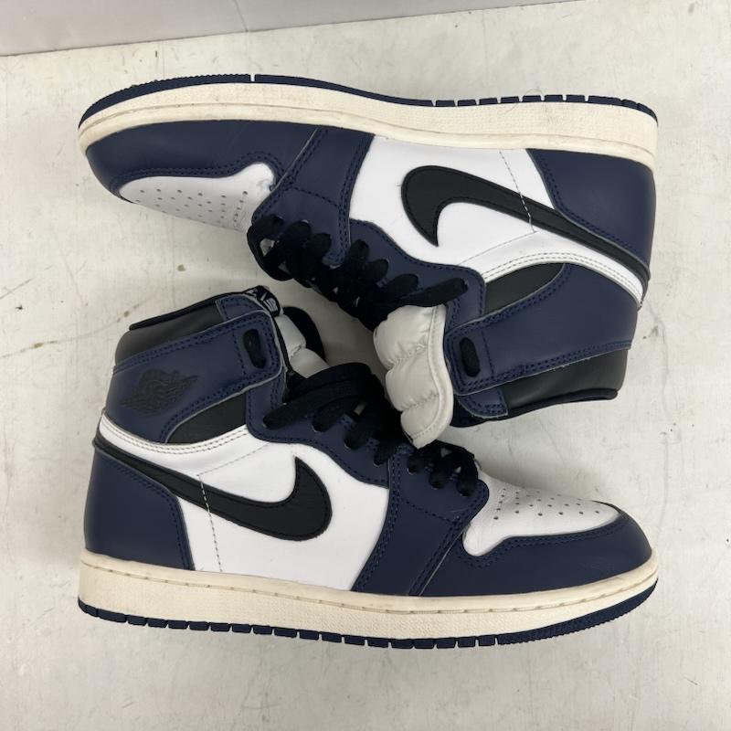 ナイキ NIKE スニーカー スニーカー Air Jordan 1 Retro High OG Midnight Navy エアジョーダン DZ5485-401 26.0cm メンズ USED 古着 中古 50155038