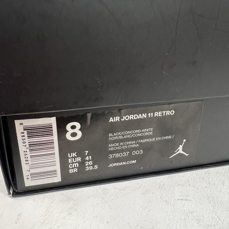 ナイキ NIKE スニーカー スニーカー AIR JORDAN 11 RETRO SPACE JAM 378037-003 エアジョーダン 26.0cm 黒 / ブラック / black メンズ USED 古着 中古 50155039