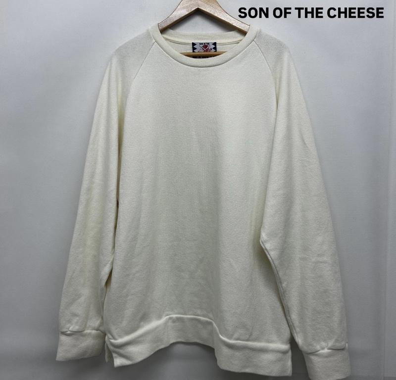 サノバチーズ SON OF THE CHEESE ニット、セーター 長袖 無地ニット XL 無地 白 / ホワイト / white メンズ USED 古着 中古 50155071