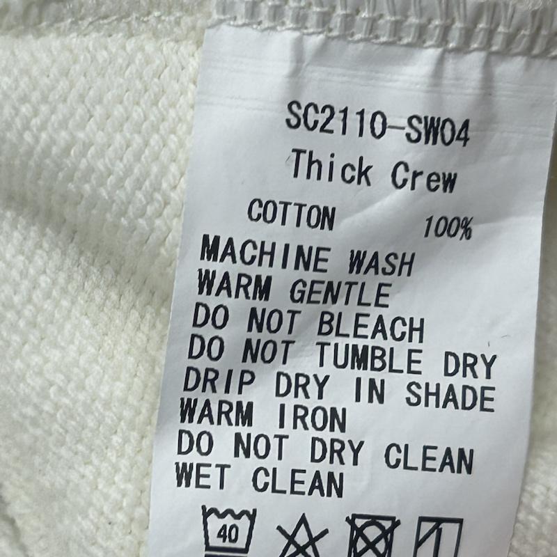サノバチーズ SON OF THE CHEESE ニット、セーター 長袖 無地ニット XL 無地 白 / ホワイト / white メンズ USED 古着 中古 50155071