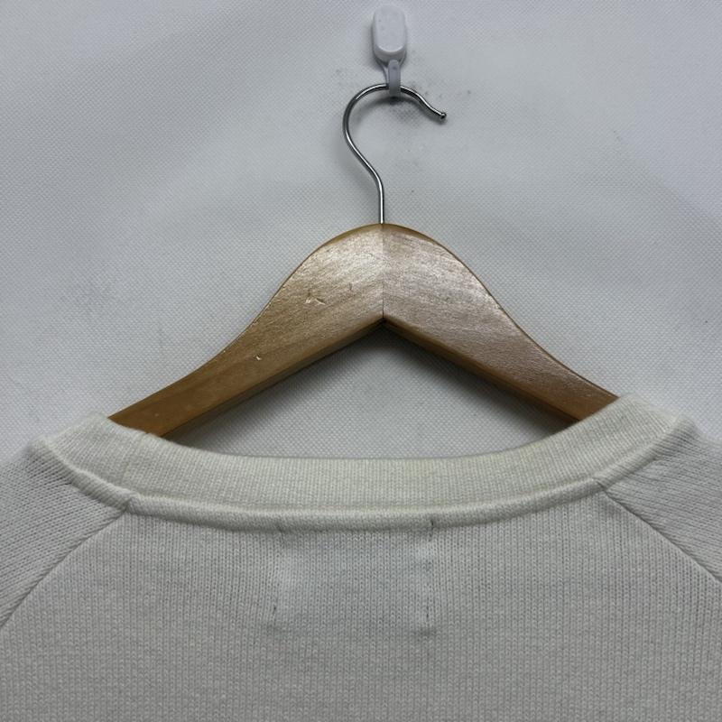サノバチーズ SON OF THE CHEESE ニット、セーター 長袖 無地ニット XL 無地 白 / ホワイト / white メンズ USED 古着 中古 50155071