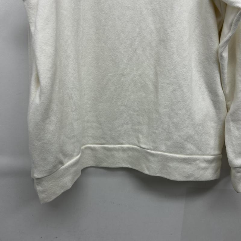 サノバチーズ SON OF THE CHEESE ニット、セーター 長袖 無地ニット XL 無地 白 / ホワイト / white メンズ USED 古着 中古 50155071