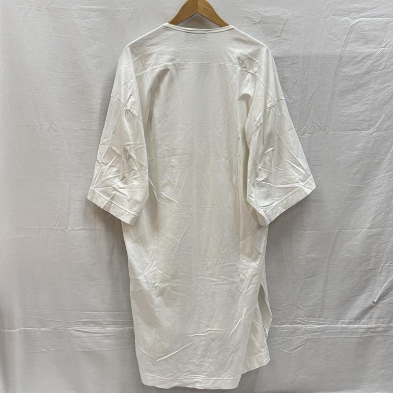 ヴィヴィアンウエストウッドマン Vivienne Westwood MAN Tシャツ 半袖 ワンポイント オーブ刺繍 オーバーサイズ サイドスリット ロング丈 Tシャツ VW-LP-83677 FREE 白 / ホワイト / white メンズ USED 古着 中古 50155099