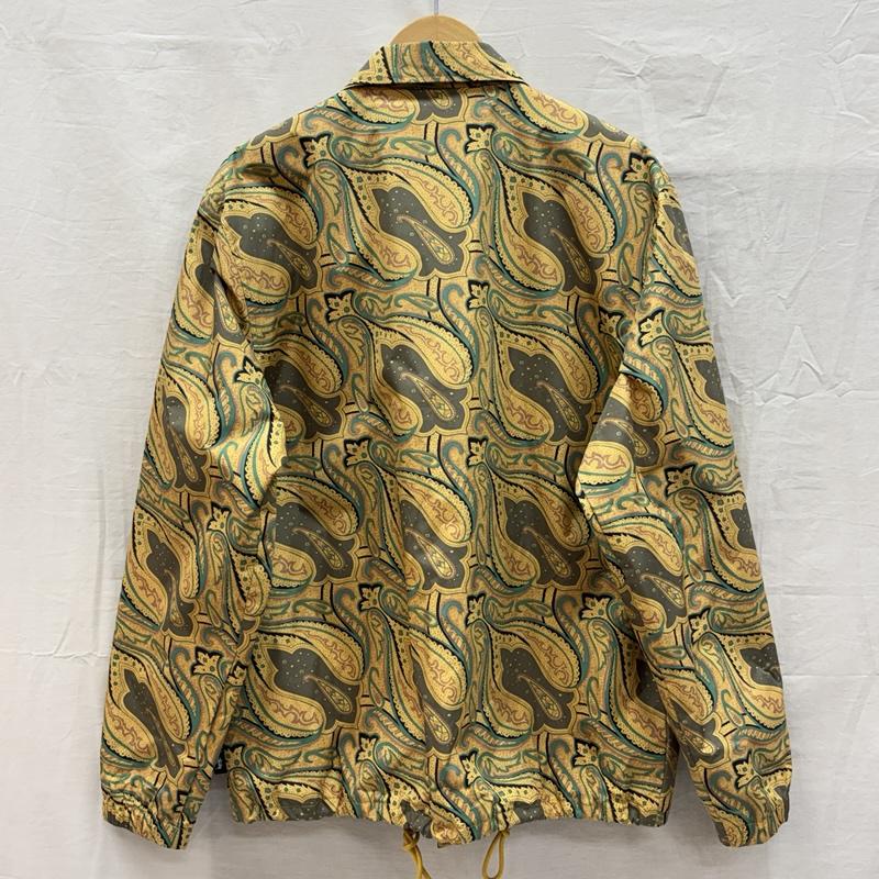 ステューシー STUSSY ジャケット、上着 ジャンパー、ブルゾン ペイズリー 総柄 ストックロゴ ナイロン コーチ ジャケット M ペイズリー メンズ USED 古着 中古 50155103