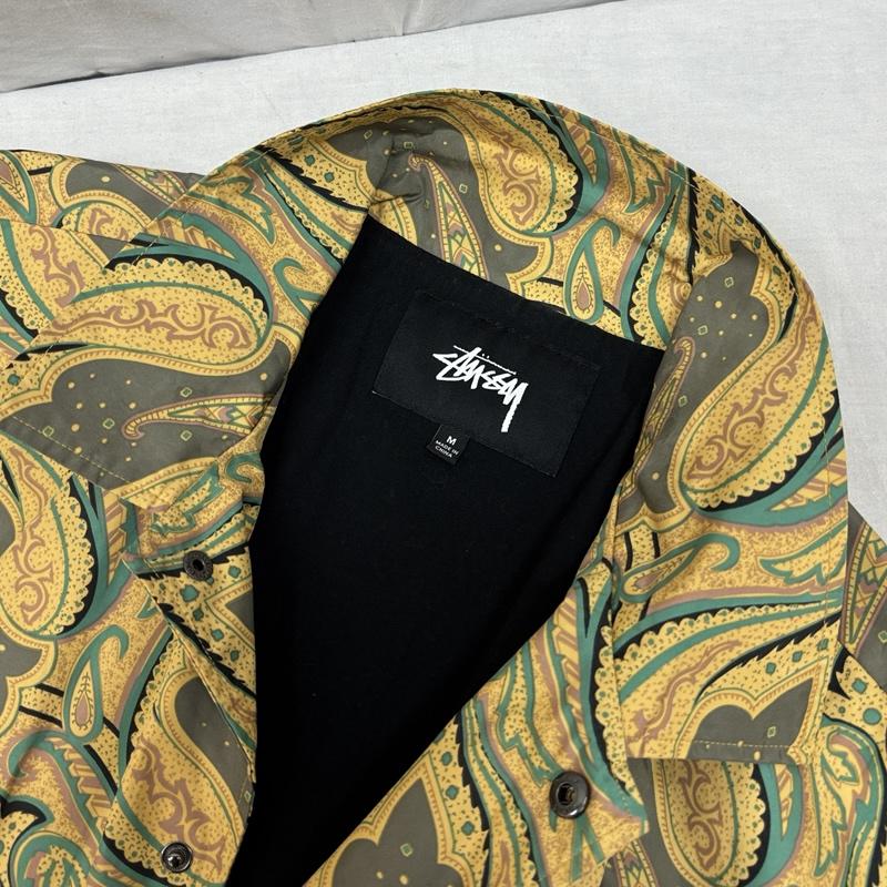 ステューシー STUSSY ジャケット、上着 ジャンパー、ブルゾン ペイズリー 総柄 ストックロゴ ナイロン コーチ ジャケット M ペイズリー メンズ USED 古着 中古 50155103