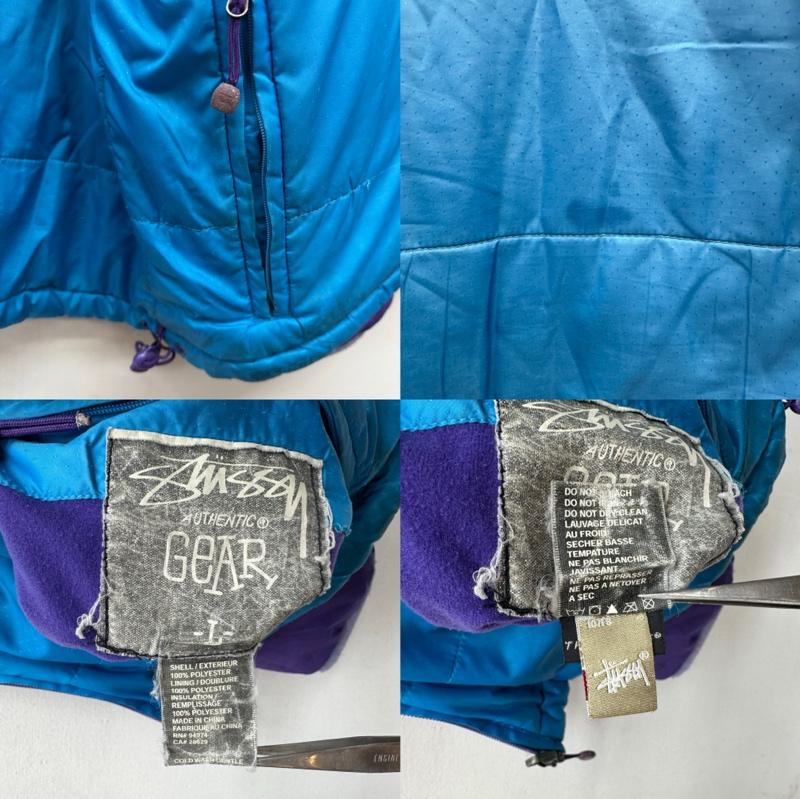 ステューシー STUSSY ジャケット、上着 ジャンパー、ブルゾン 00s オールド リバーシブル 中綿 ジャケット L 紫 / パープル / purple メンズ USED 古着 中古 50155105