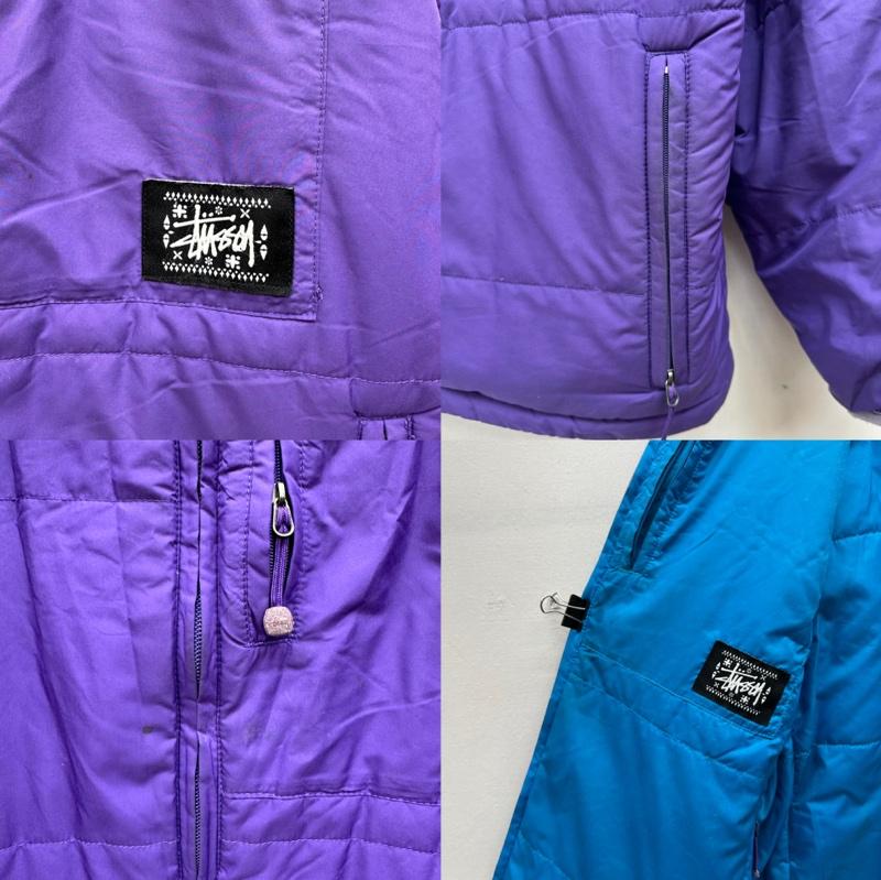 ステューシー STUSSY ジャケット、上着 ジャンパー、ブルゾン 00s オールド リバーシブル 中綿 ジャケット L 紫 / パープル / purple メンズ USED 古着 中古 50155105