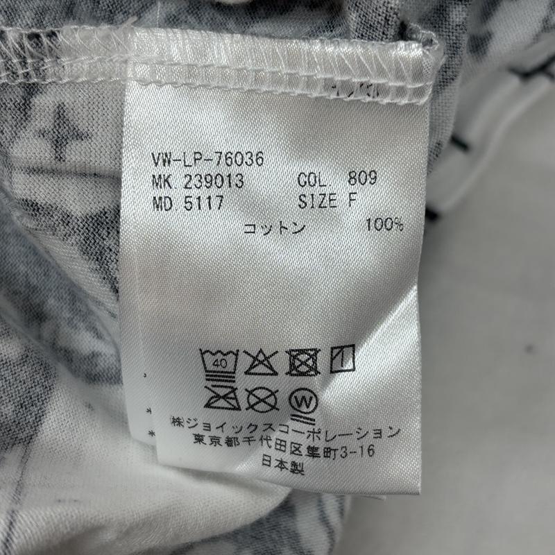 ヴィヴィアンウエストウッドマン Vivienne Westwood MAN Tシャツ 半袖 CONSTELLATION 星座 オーブ 総柄 オーバーサイズ Tシャツ VW-LP-76036 FREE 白 / ホワイト / white X 黒 / ブラック / black メンズ USED 古着 中古 50155106