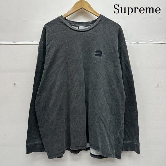 シュプリーム Supreme Tシャツ 長袖 22AW THE NORTH FACE PIGMENT PRINTED ロンT NT522021 XXL 灰 / グレー / gray メンズ USED 古着 中古 50155110