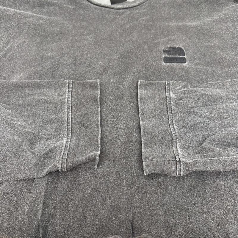 シュプリーム Supreme Tシャツ 長袖 22AW THE NORTH FACE PIGMENT PRINTED ロンT NT522021 XXL 灰 / グレー / gray メンズ USED 古着 中古 50155110