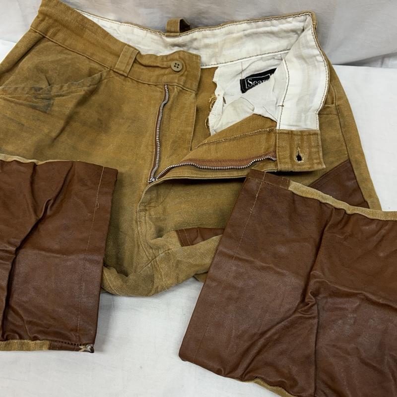 シアーズ SEARS パンツ ワークパンツ、ペインターパンツ 70年代 ビンテージ ダック ナイロン切替 ハンティング パンツ 42TALON 70s VINTAGE - メンズ USED 古着 中古 50155118