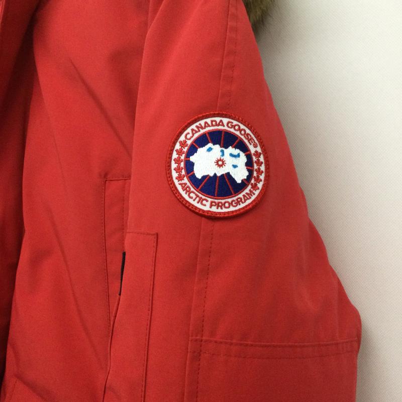 カナダグース CANADA GOOSE ジャケット、上着 ダウンジャケット CANADA GOOSE カナダグース 7999MA CHILLIWACK BOMBER　チリワック ボンバー ダウン ジャケット S 無地 赤 / レッド / red メンズ USED 古着 中古 50155119