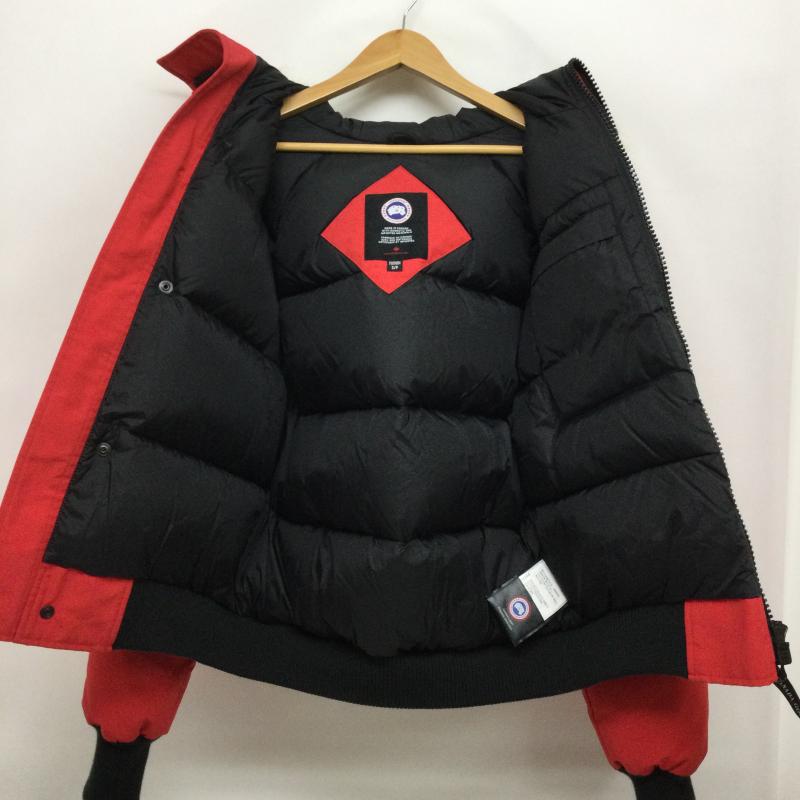 カナダグース CANADA GOOSE ジャケット、上着 ダウンジャケット CANADA GOOSE カナダグース 7999MA CHILLIWACK BOMBER　チリワック ボンバー ダウン ジャケット S 無地 赤 / レッド / red メンズ USED 古着 中古 50155119