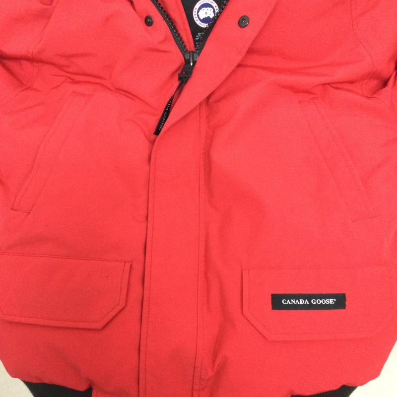 カナダグース CANADA GOOSE ジャケット、上着 ダウンジャケット CANADA GOOSE カナダグース 7999MA CHILLIWACK BOMBER　チリワック ボンバー ダウン ジャケット S 無地 赤 / レッド / red メンズ USED 古着 中古 50155119