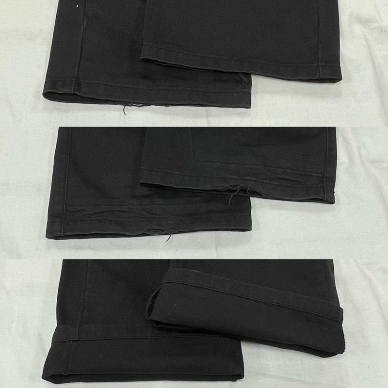 ステューシー STUSSY パンツ ワークパンツ、ペインターパンツ old オールド カーゴパンツ ボタンフライ ダブルニー ペインター ストレート ワーク 34 無地 黒 / ブラック / black メンズ USED 古着 中古 50155127