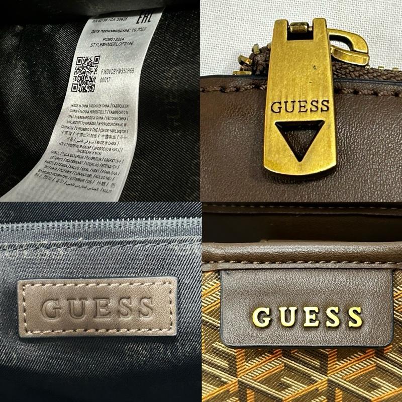 ゲス Guess トートバッグ トートバッグ EDERLO Tote BAG G総柄 brown 縦型トートバッグ - 総柄 茶 / ブラウン / brown レディース USED 古着 中古 50155136