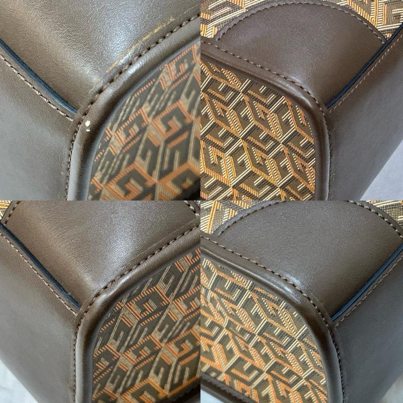 ゲス Guess トートバッグ トートバッグ EDERLO Tote BAG G総柄 brown 縦型トートバッグ - 総柄 茶 / ブラウン / brown レディース USED 古着 中古 50155136