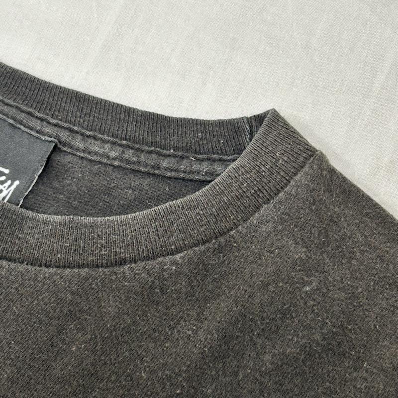 ステューシー STUSSY Tシャツ 半袖 ドットロゴプリントTシャツ black XL MEXICO製 XL ロゴ、文字 X ドット 黒 / ブラック / black X 白 / ホワイト / white メンズ USED 古着 中古 50155139