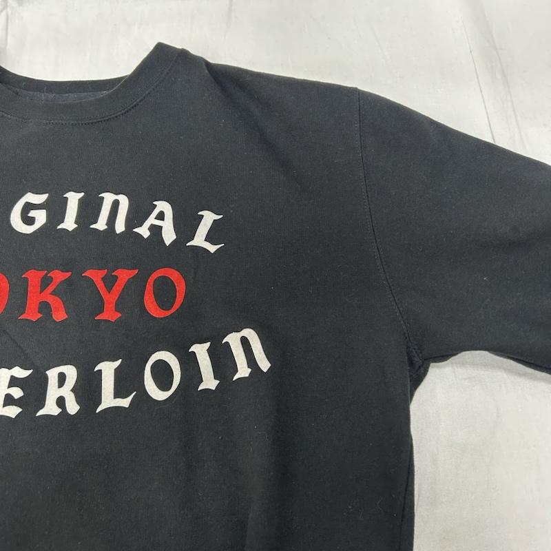テンダーロイン TENDERLOIN トレーナー 長袖 直営店限定 ORIGINAL TOKYO TENDERLOIN プリントスウェット black L L プリント 黒 / ブラック / black メンズ USED 古着 中古 50155145