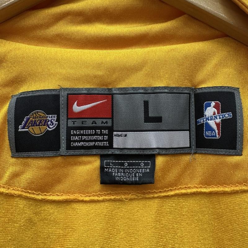 ナイキ NIKE ジャケット、上着 ジャンパー、ブルゾン 90s 00s LAKERS ウォームアップ ジャージ L 黄 / イエロー / yellow メンズ USED 古着 中古 50155149