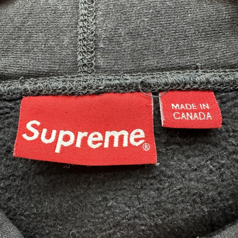 シュプリーム Supreme パーカー 長袖 19AW Bandana Box Logo Hooded Sweatshirt ロゴ 刺繍 パーカー L 黒 / ブラック / black メンズ USED 古着 中古 50155150