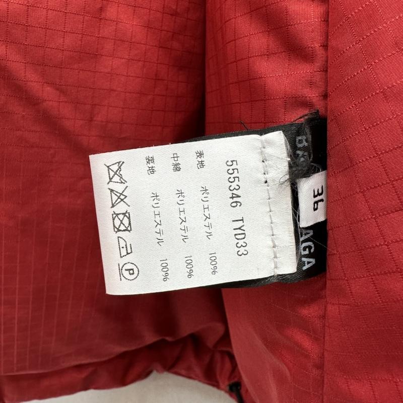 バレンシアガ BALENCIAGA ジャケット、上着 ジャンパー、ブルゾン New Swing Puffer 中綿 ナイロン ジャケット 555346 tyd33 36 赤 / レッド / red レディース USED 古着 中古 50155151
