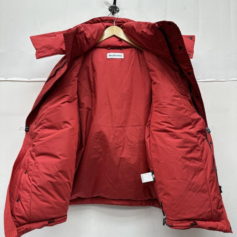 バレンシアガ BALENCIAGA ジャケット、上着 ジャンパー、ブルゾン New Swing Puffer 中綿 ナイロン ジャケット 555346 tyd33 36 赤 / レッド / red レディース USED 古着 中古 50155151