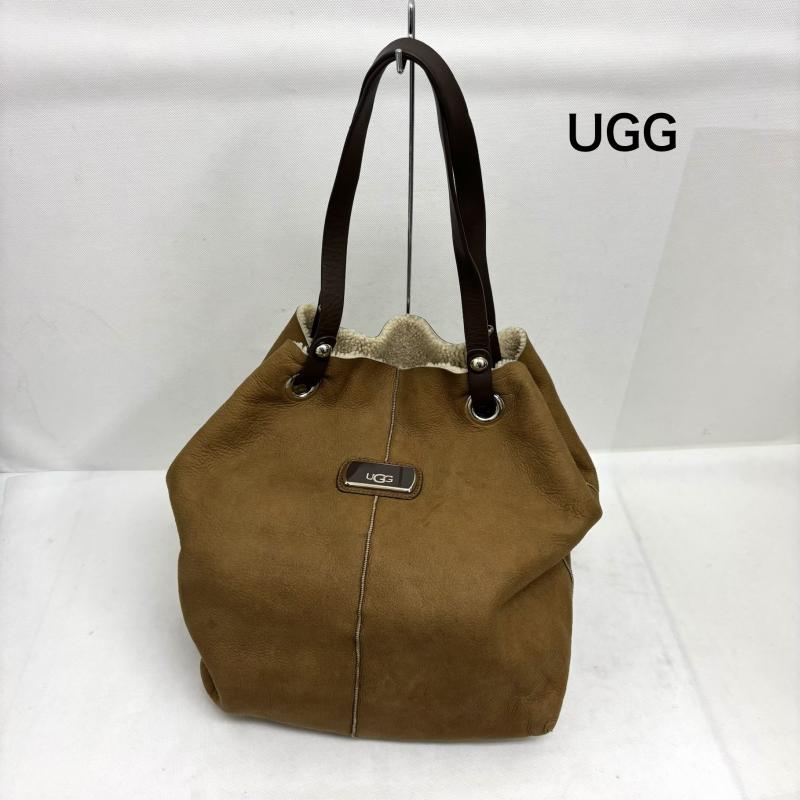 アグ UGG トートバッグ トートバッグ ムートン ボア トートバッグ ブラウン スエード ファー - レディース USED 古着 中古 50155157