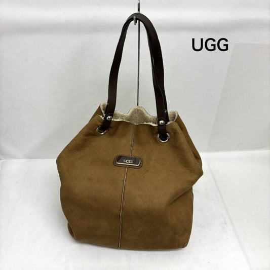 アグ UGG トートバッグ トートバッグ ムートン ボア トートバッグ ブラウン スエード ファー - レディース USED 古着 中古 50155157