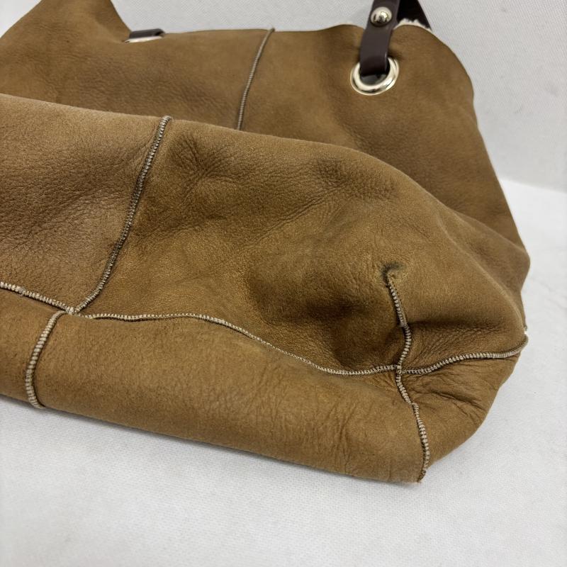 アグ UGG トートバッグ トートバッグ ムートン ボア トートバッグ ブラウン スエード ファー - レディース USED 古着 中古 50155157