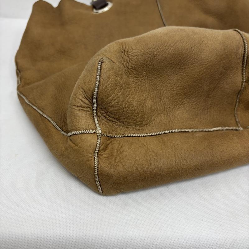 アグ UGG トートバッグ トートバッグ ムートン ボア トートバッグ ブラウン スエード ファー - レディース USED 古着 中古 50155157