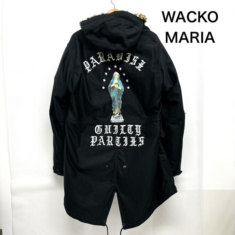 ワコマリア WACKO MARIA ジャケット、上着 ジャンパー、ブルゾン モッズコート15AW M-51 DJマリア MUZIK CITY 裏地 レオパード 38 メンズ USED 古着 中古 50155160