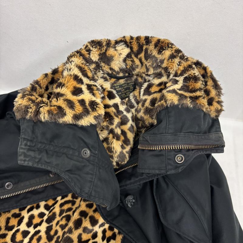 ワコマリア WACKO MARIA ジャケット、上着 ジャンパー、ブルゾン モッズコート15AW M-51 DJマリア MUZIK CITY 裏地 レオパード 38 メンズ USED 古着 中古 50155160
