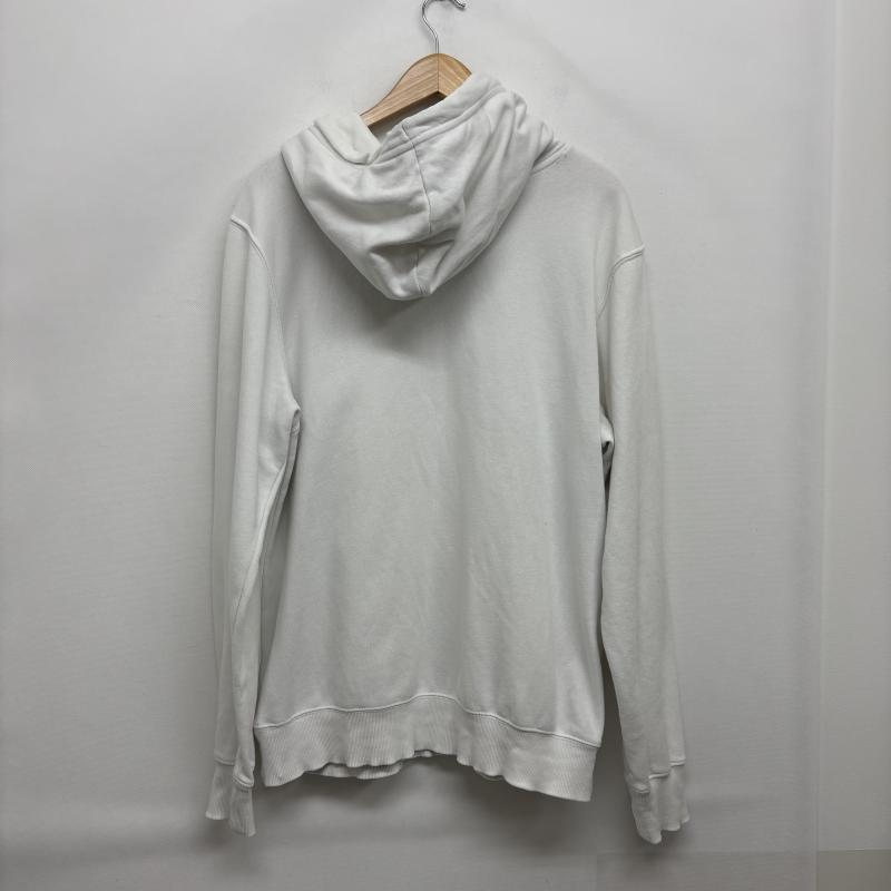 ザノースフェイス THE NORTH FACE パーカー 長袖 パーカー 裏起毛 USABOXロゴ フーディ 星条旗 M 白 / ホワイト / white メンズ USED 古着 中古 50155173
