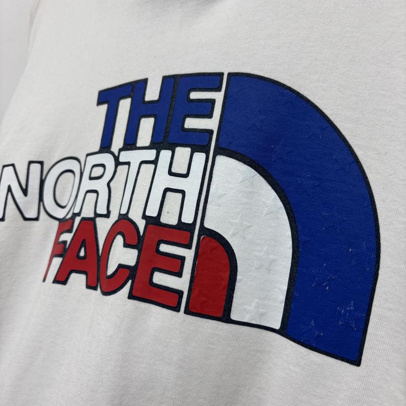 ザノースフェイス THE NORTH FACE パーカー 長袖 パーカー 裏起毛 USABOXロゴ フーディ 星条旗 M 白 / ホワイト / white メンズ USED 古着 中古 50155173