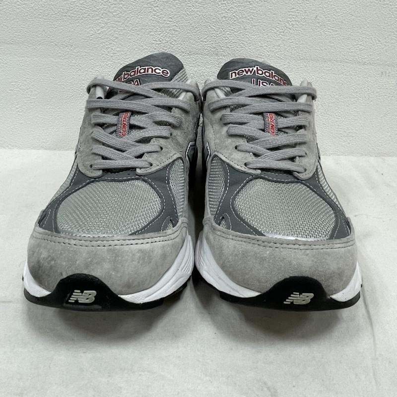 ニューバランス New Balance スニーカー スニーカー M990VS3 VERSION3 40周年 MADE IN USA ウルヴァリン製 ピッグ スエード メッシュ ENCAP スニーカー 28.0cm ロゴ、文字 灰 / グレー / gray メンズ USED 古着 中古 50155177