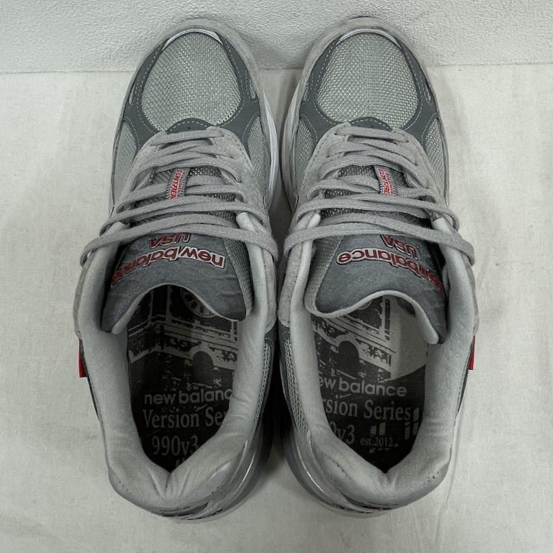 ニューバランス New Balance スニーカー スニーカー M990VS3 VERSION3 40周年 MADE IN USA ウルヴァリン製 ピッグ スエード メッシュ ENCAP スニーカー 28.0cm ロゴ、文字 灰 / グレー / gray メンズ USED 古着 中古 50155177