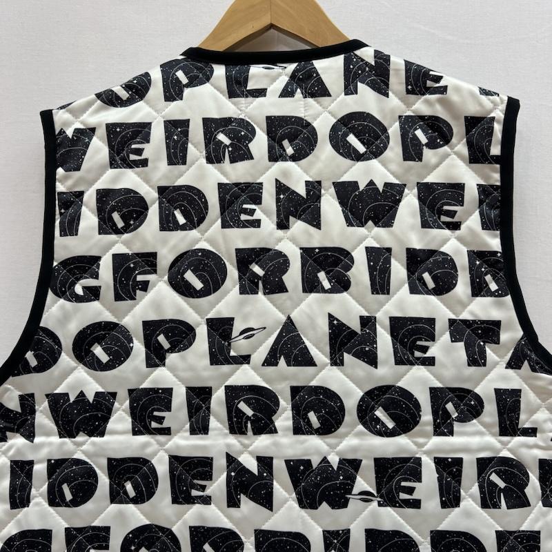 ウィアード WEIRDO ベスト ベスト ダイヤモンド ステッチ プラネット キルティングベスト XL 白 / ホワイト / white メンズ USED 古着 中古 50155181