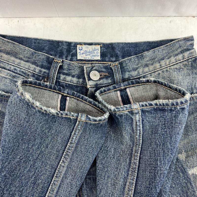 ティーエムティー TMT パンツ デニム、ジーンズ ダメージ ビンテージ加工 セルビッチ デニムパンツ TYPE 501XX M メンズ USED 古着 中古 50155188