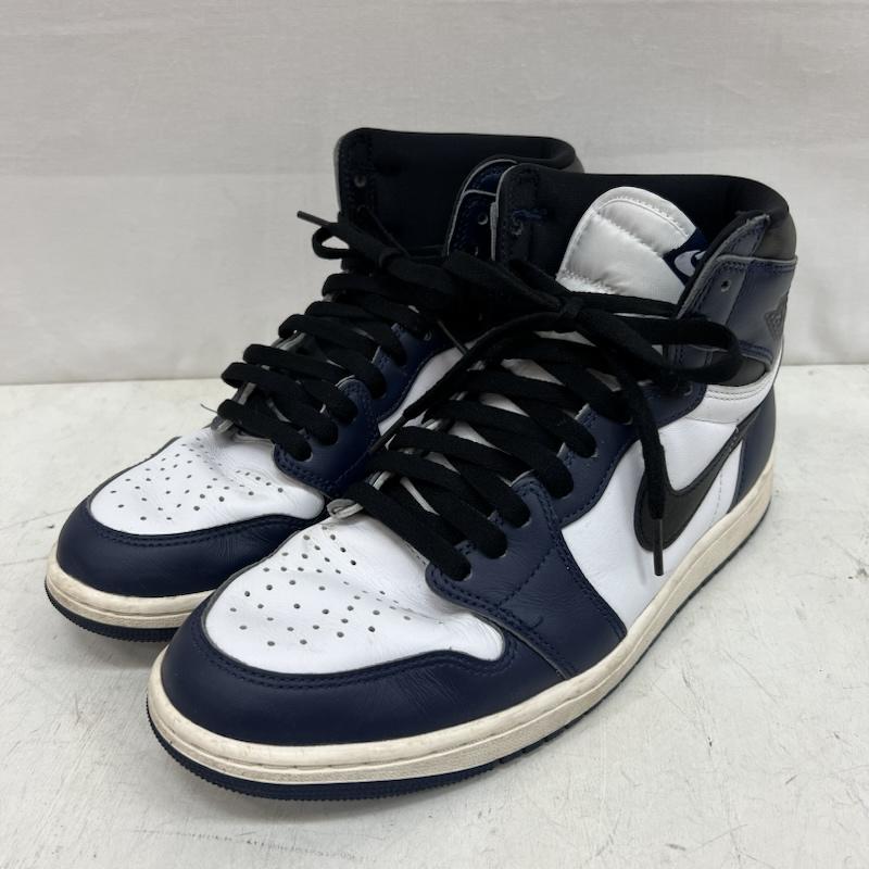 ナイキ NIKE スニーカー スニーカー Air Jordan 1 Retro High OG エアジョーダン ミッドナイトネイビー DZ5485-40 28.0cm メンズ USED 古着 中古 50155189