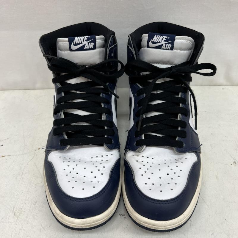 ナイキ NIKE スニーカー スニーカー Air Jordan 1 Retro High OG エアジョーダン ミッドナイトネイビー DZ5485-40 28.0cm メンズ USED 古着 中古 50155189