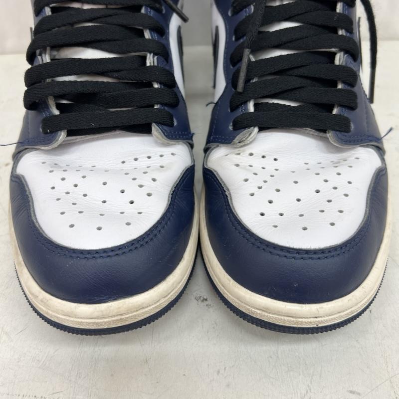 ナイキ NIKE スニーカー スニーカー Air Jordan 1 Retro High OG エアジョーダン ミッドナイトネイビー DZ5485-40 28.0cm メンズ USED 古着 中古 50155189