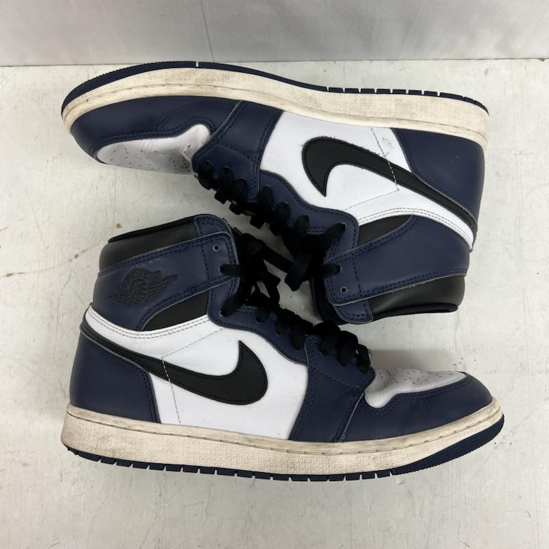 ナイキ NIKE スニーカー スニーカー Air Jordan 1 Retro High OG エアジョーダン ミッドナイトネイビー DZ5485-40 28.0cm メンズ USED 古着 中古 50155189